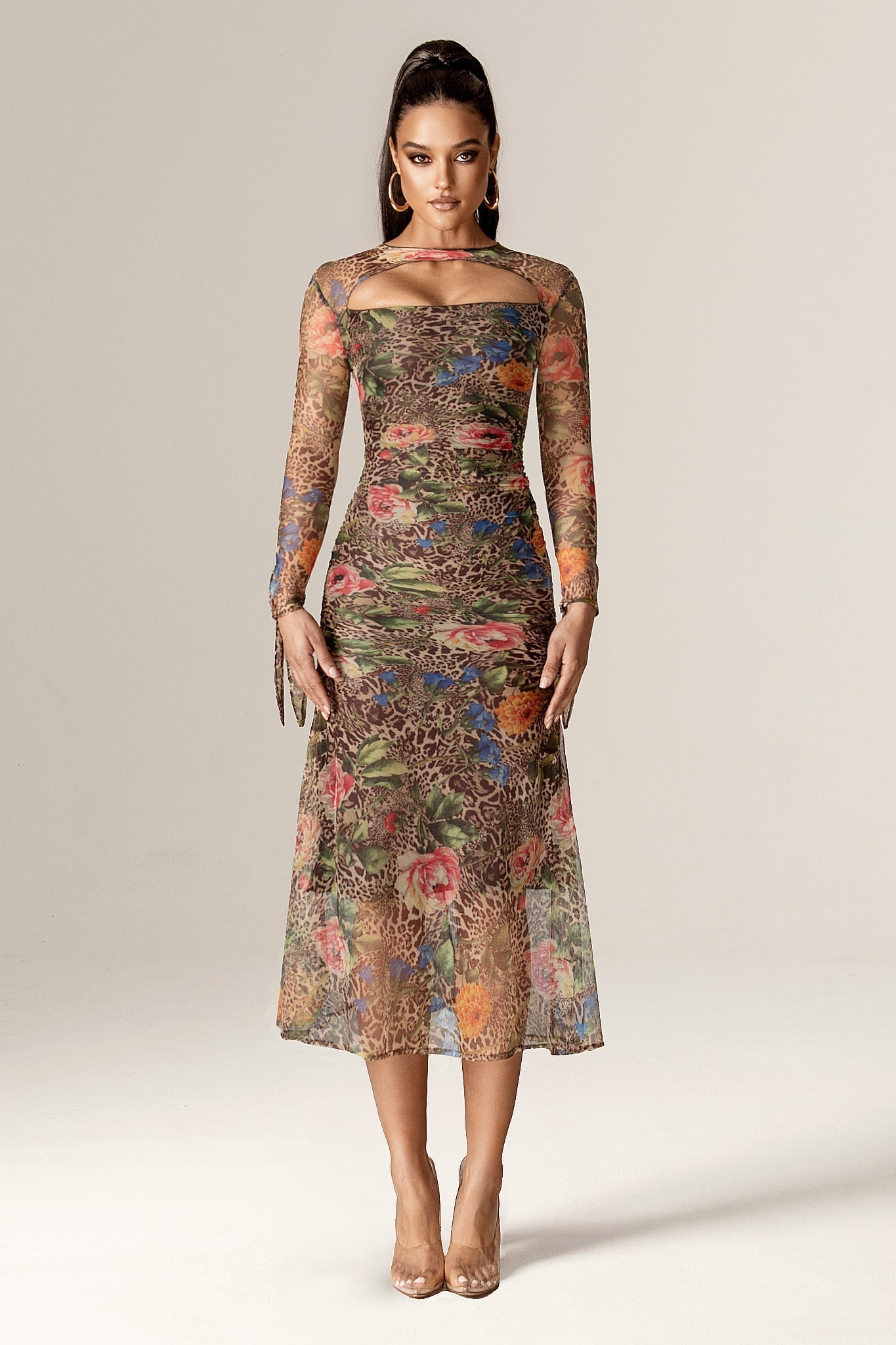 Vestido Largo Noella™ – Estampado Leopardo