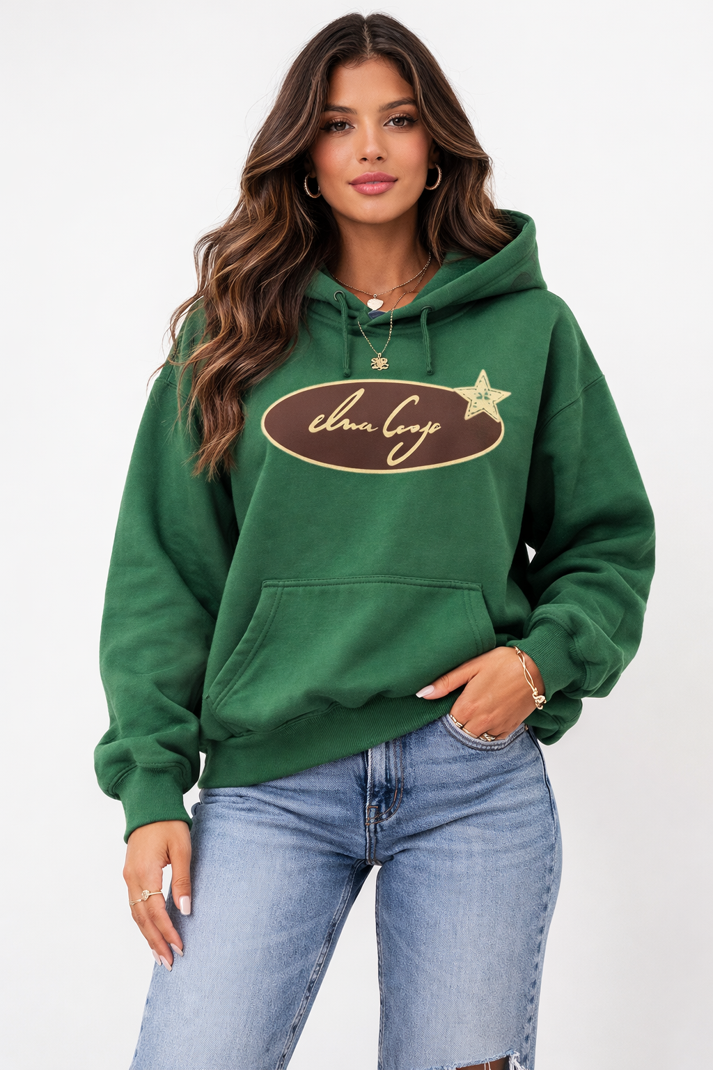 Sudadera Verde con Capucha™